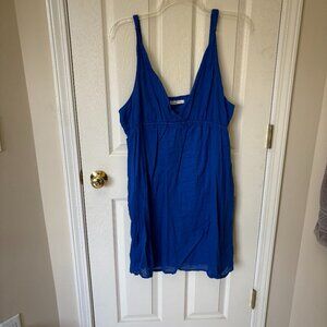 Old Navy Blue Knotted Strap Dress